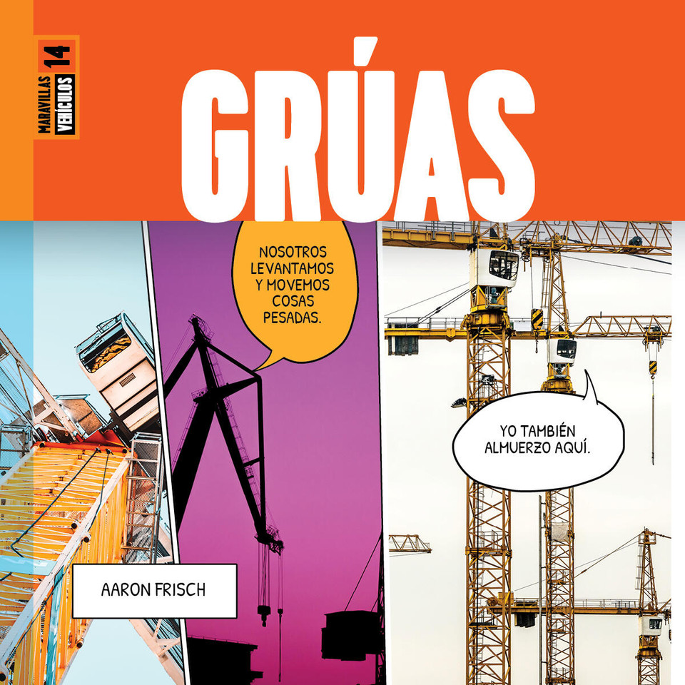 Grúas book cover by Aaron Frisch