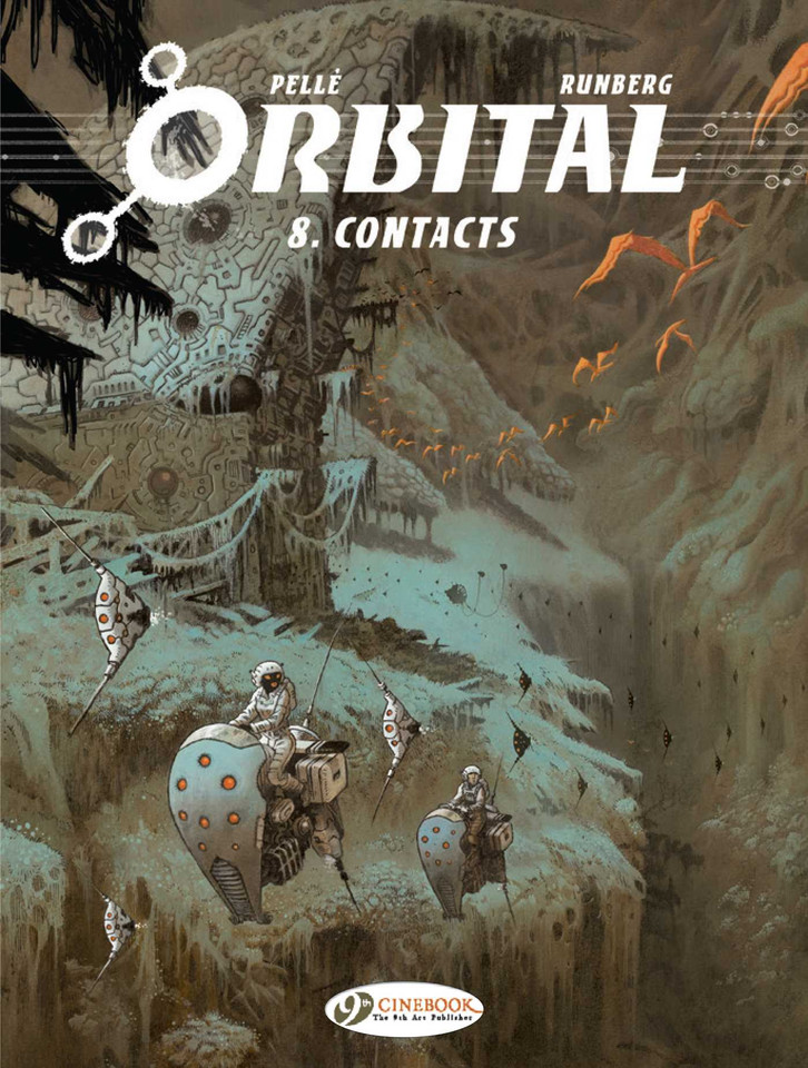 Contacts (Orbital) book cover by Sylvain Runberg