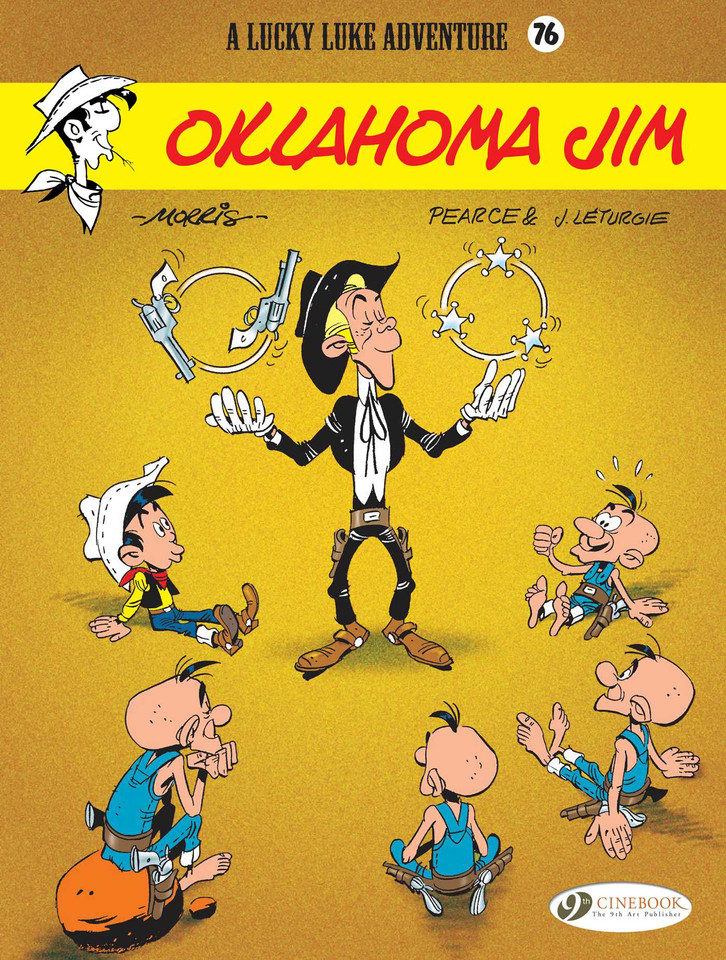 Oklahoma Jim (Lucky Luke) book cover by Jean Leturgie