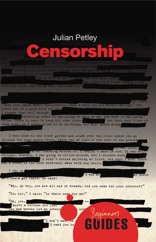 Censorship: A Beginner's Guide (Beginner's Guides) book cover by Julian Petley