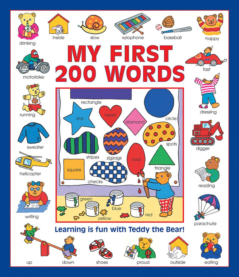 My First 200 Words: Learning Is Fun With Teddy The Bear! book cover by Nicola Baxter