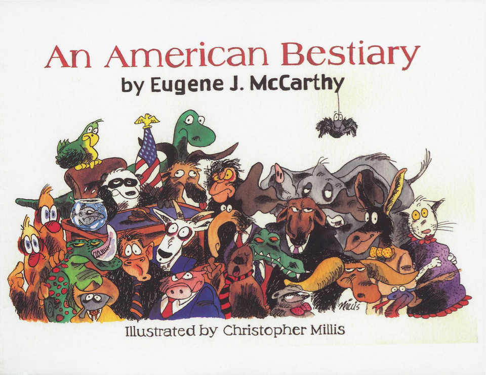 American Bestiary book cover by Eugene J. McCarthy
