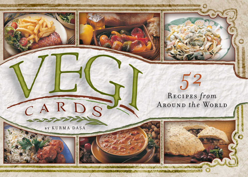 Vegi Cards: 52 Recipes from Around the World book cover by Kurma Dasa