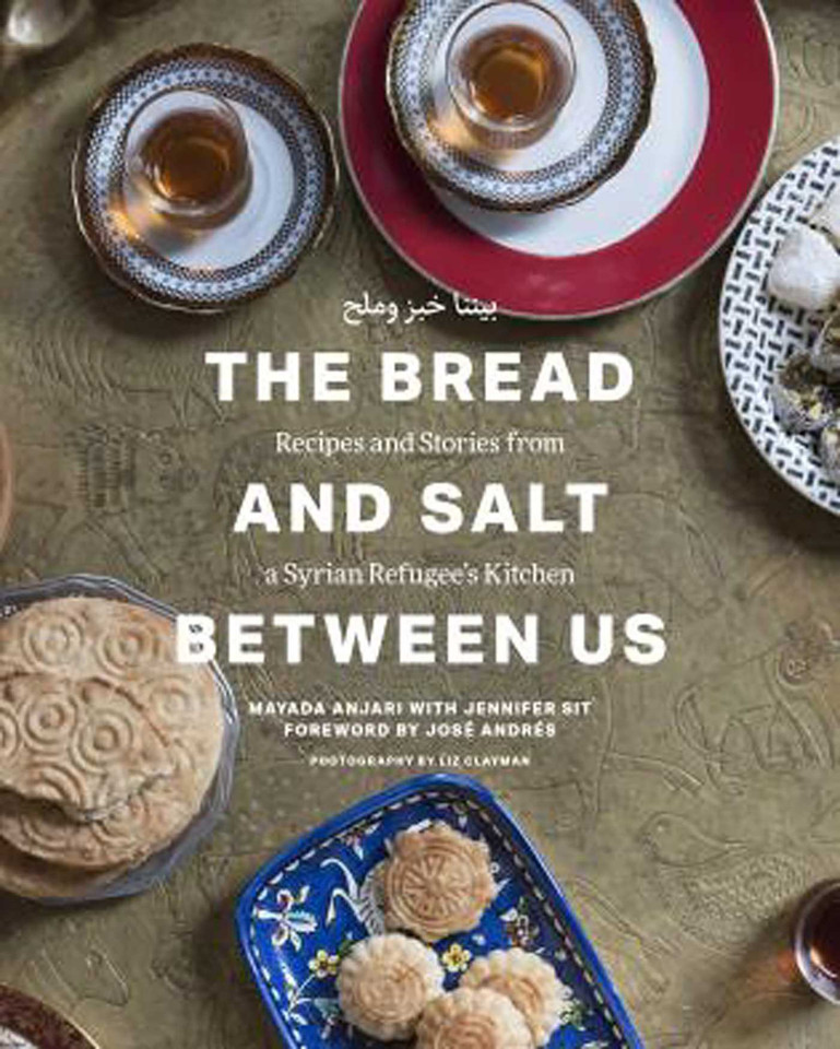 Bread and Salt Between Us: Recipes and Stories from a Syrian Refugee's Kitchen book cover by Mayada Anjari