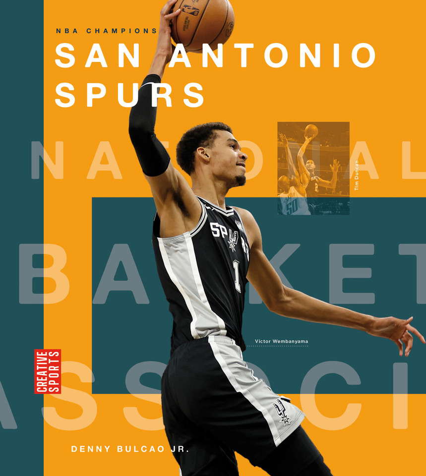 San Antonio Spurs book cover by Denny Bulcao