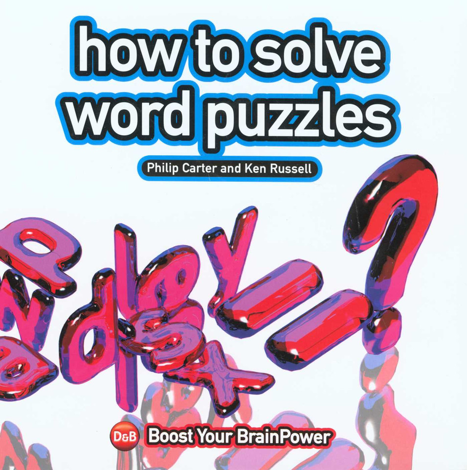 How to Solve Word Puzzles book cover by Ken Russell, Philip Carter