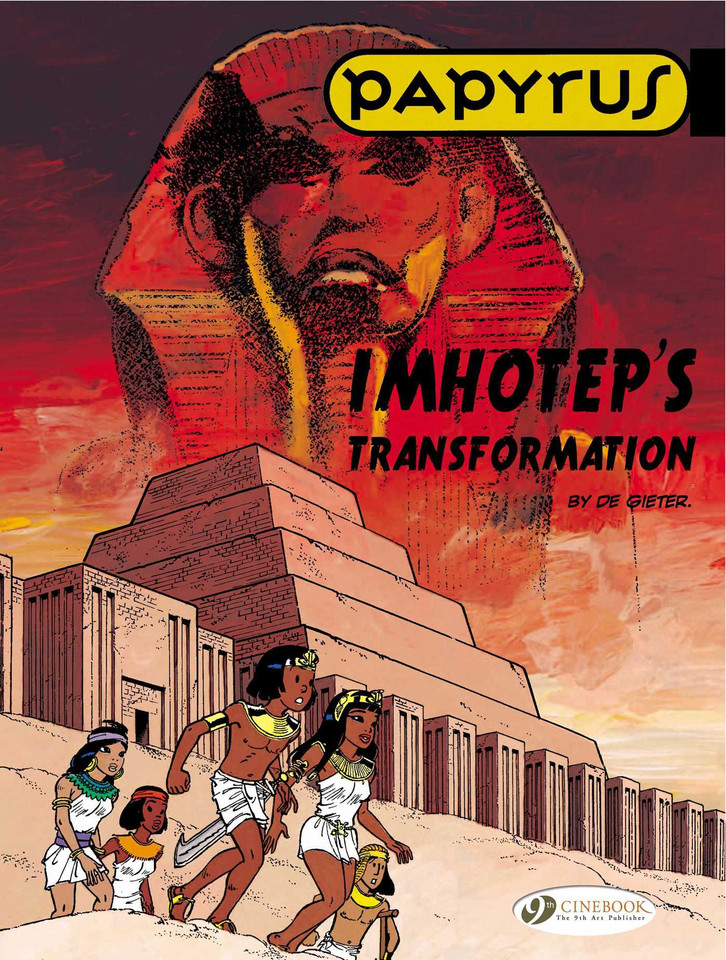 Imhotep's Transformation (Papyrus) book cover by Lucien De Gieter