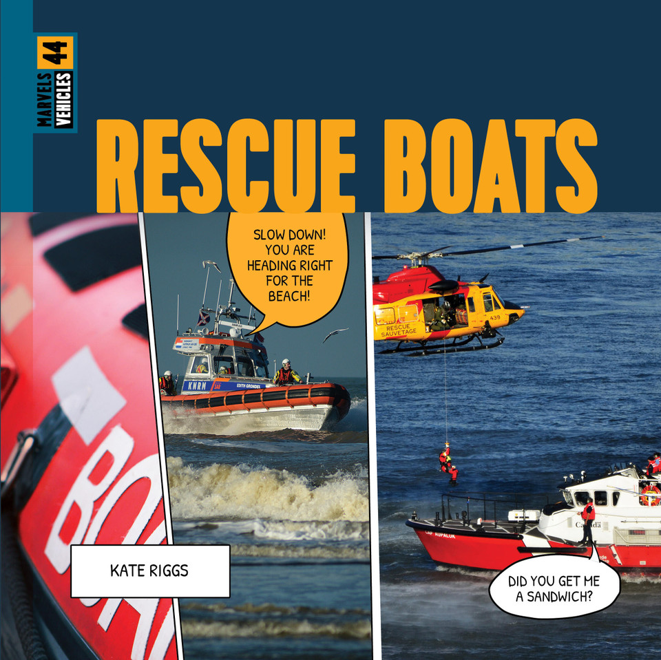 Rescue Boats book cover by Kate Riggs
