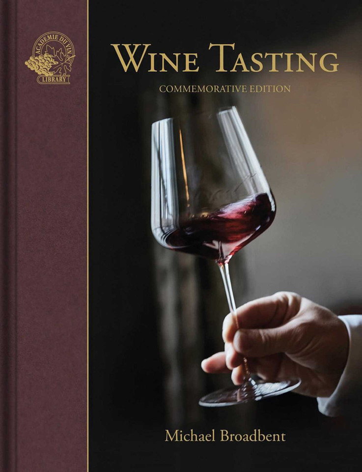 Wine Tasting book cover by Michael Broadbent
