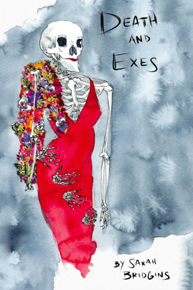 Death and Exes book cover by Sarah Bridgins