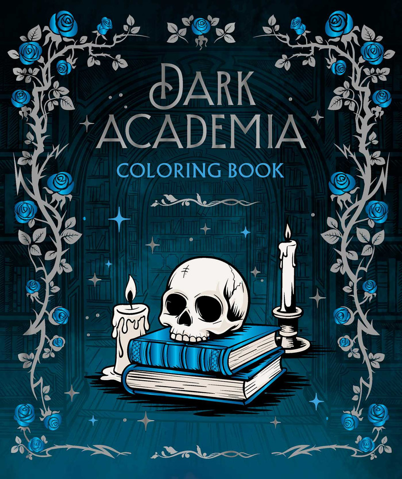 Dark Academia Coloring Book (Rockpool Coloring) book cover by Rockpool Publishing