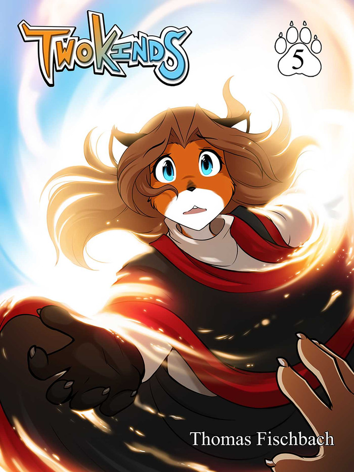 Twokinds Vol. 5 book cover by Thomas Fischbach