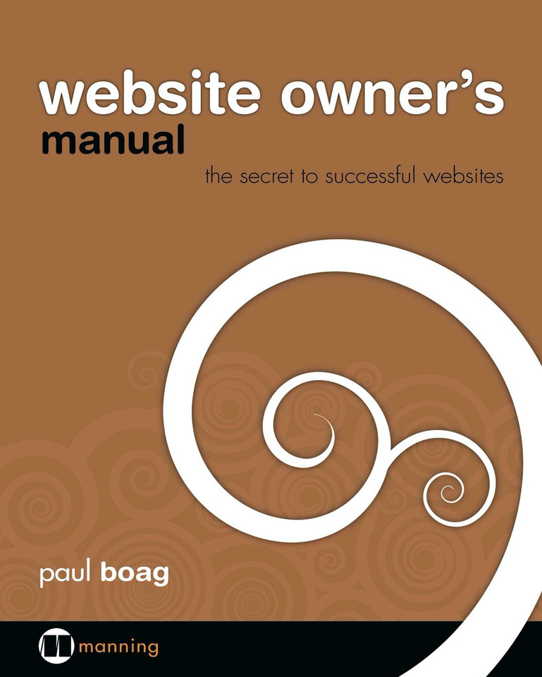 Website Owner's Manual: The Secret to Successful Websites book cover by Paul Boag