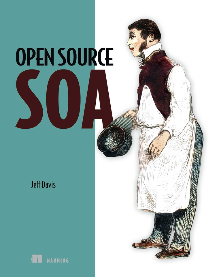 Open Source SOA book cover by Jeff Davis
