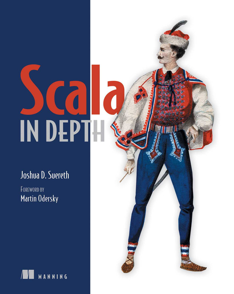 Scala in Depth book cover by Josh Suereth