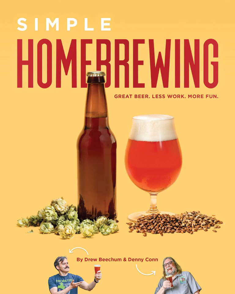 Simple Homebrewing: Great Beer, Less Work, More Fun book cover by Denny Conn, Drew Beechum