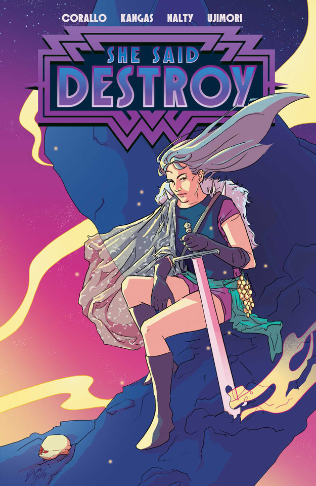 She Said Destroy book cover by Joe Corallo