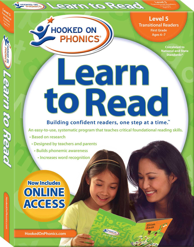 Hooked on Phonics Learn to Read - Level 5: Transitional Readers (First Grade | Ages 6-7) (Learn to Read) book cover by 