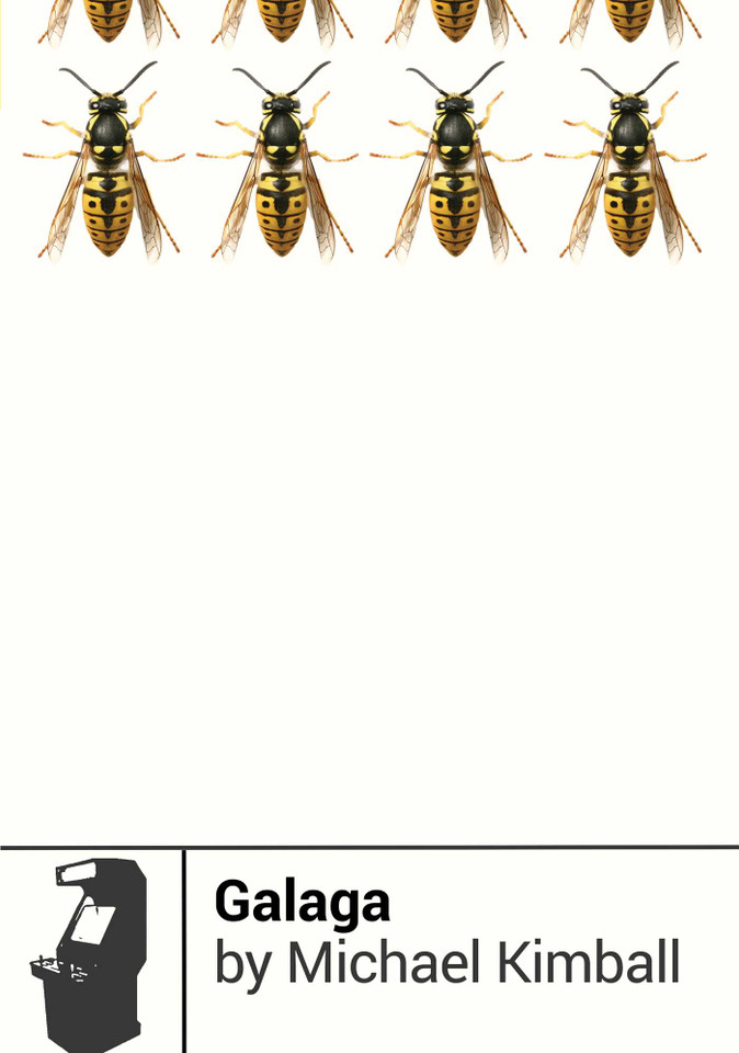 Galaga (Boss Fight Books) book cover by Michael Kimball