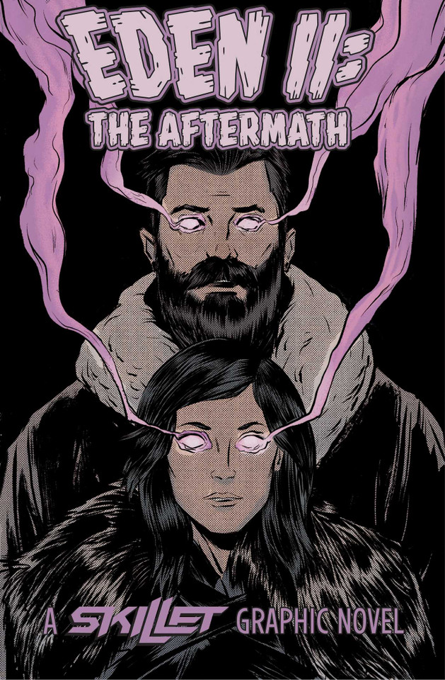 Eden 2: Aftermath book cover by John Cooper, Ryan O'Sullivan, Skillet, Z2 Comics