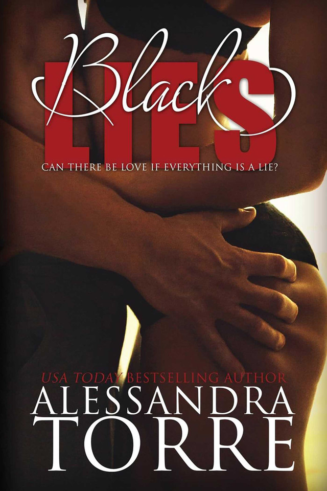 Black Lies book cover by Alessandra Torre