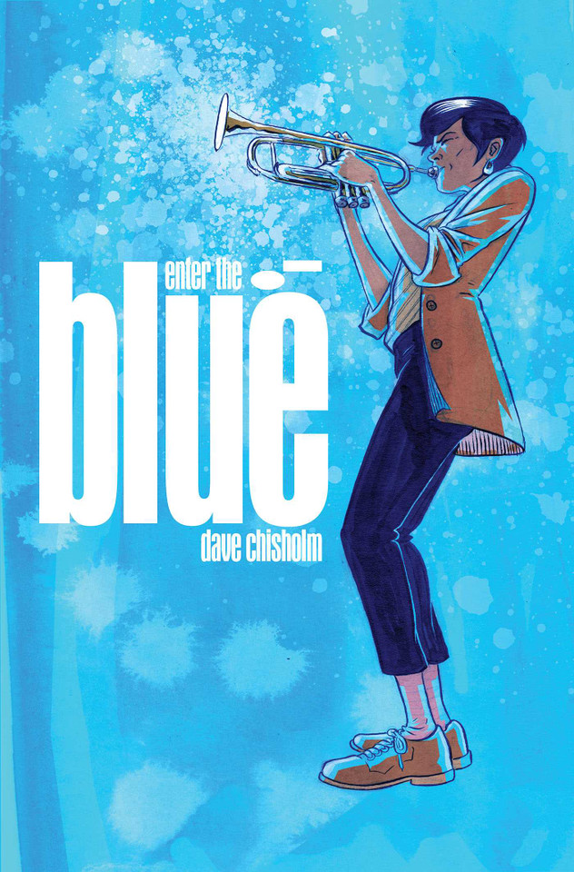Enter the Blue book cover by Dave Chisholm, Z2 Comics