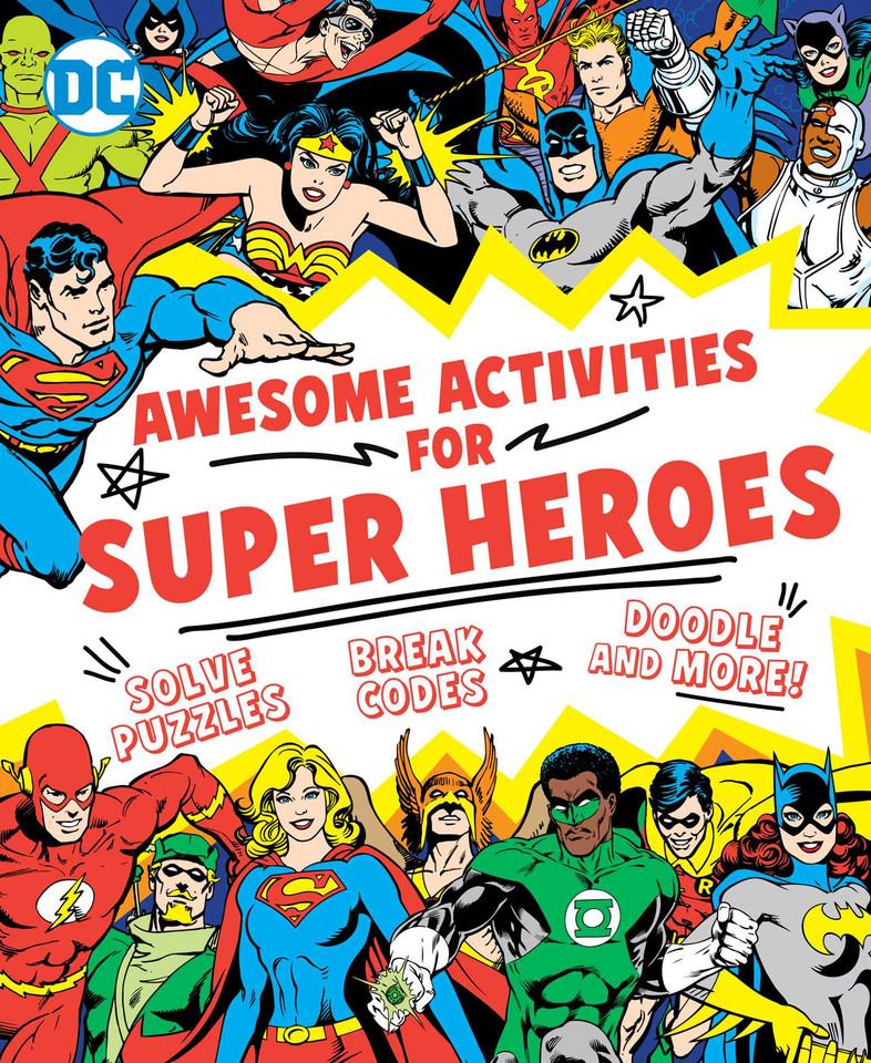 Awesome Activities for Super Heroes (DC Super Heroes) book cover by Sarah Parvis