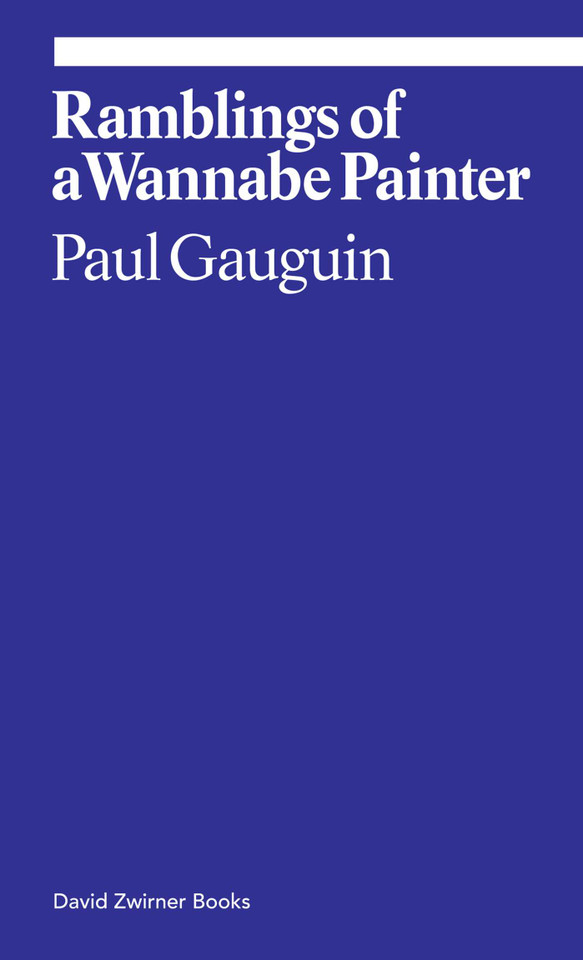 Ramblings of a Wannabe Painter (ekphrasis) book cover by Paul Gauguin