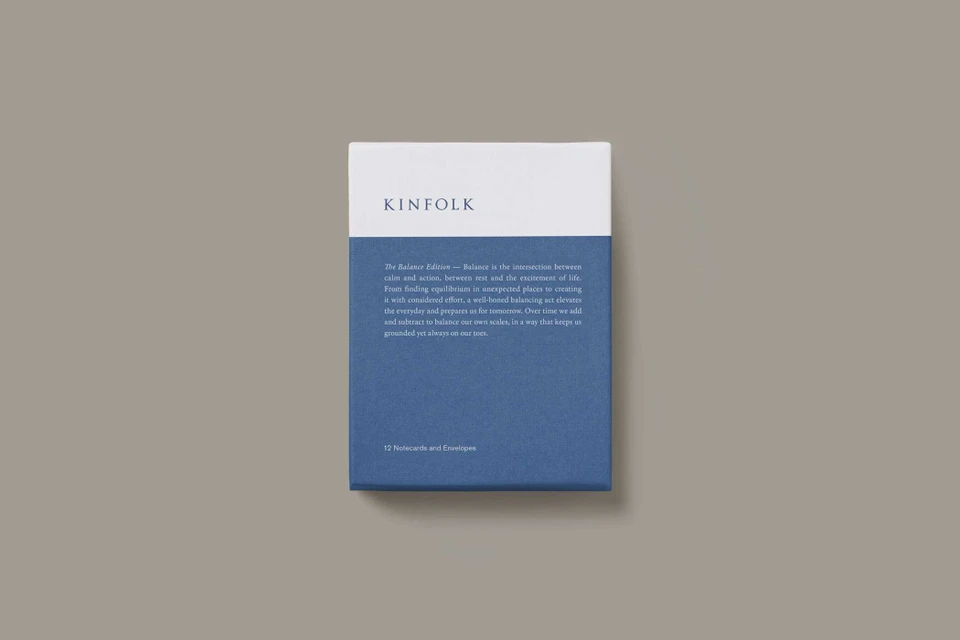 Kinfolk Notecards - The Balance Edition book cover by Ouur Media, Various