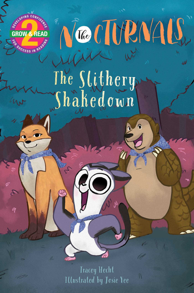 The Slithery Shakedown: The Nocturnals Grow & Read Early Reader, Level 2 (The Nocturnals) book cover by Tracey Hecht