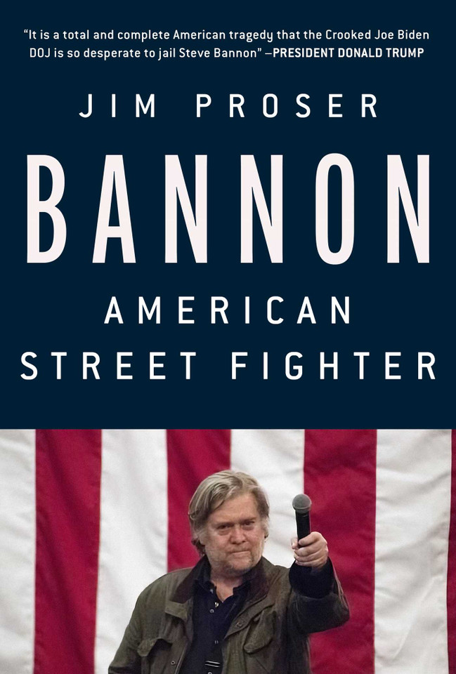 Bannon: American Street Fighter book cover by Jim Proser
