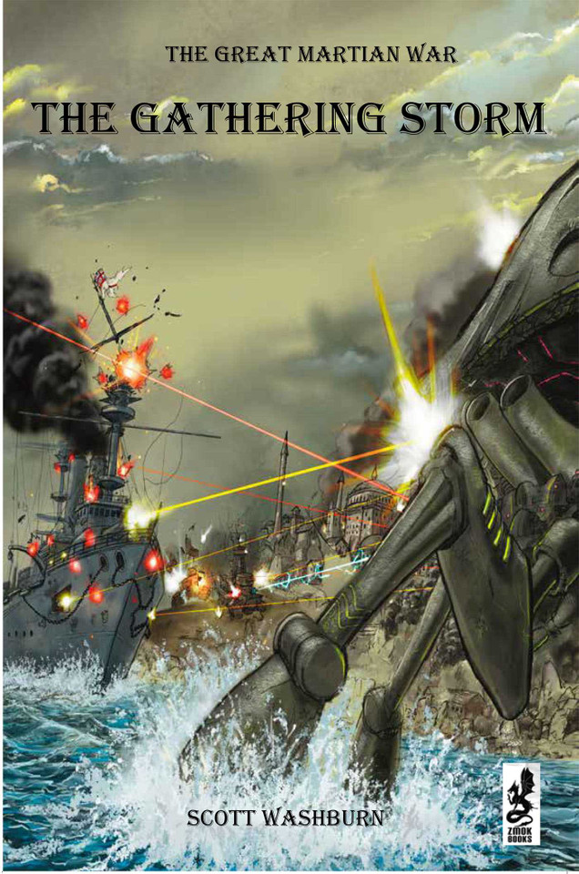 The Great Martian War: The Gathering Storm (The Great Martian War) book cover by Scott Washburn