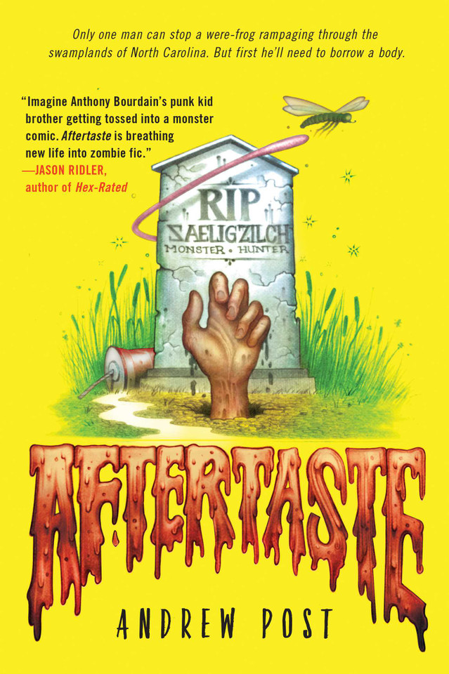 Aftertaste book cover by Andrew Post