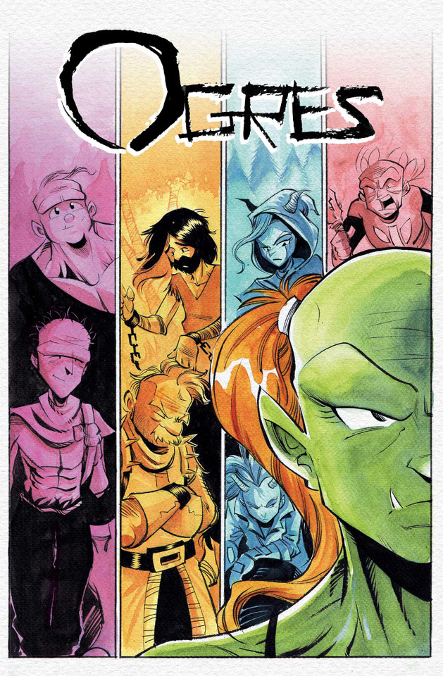 Ogres book cover by Bob Salley