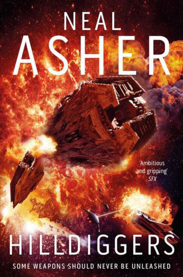 Hilldiggers: A Novel of the Polity book cover by Neal Asher