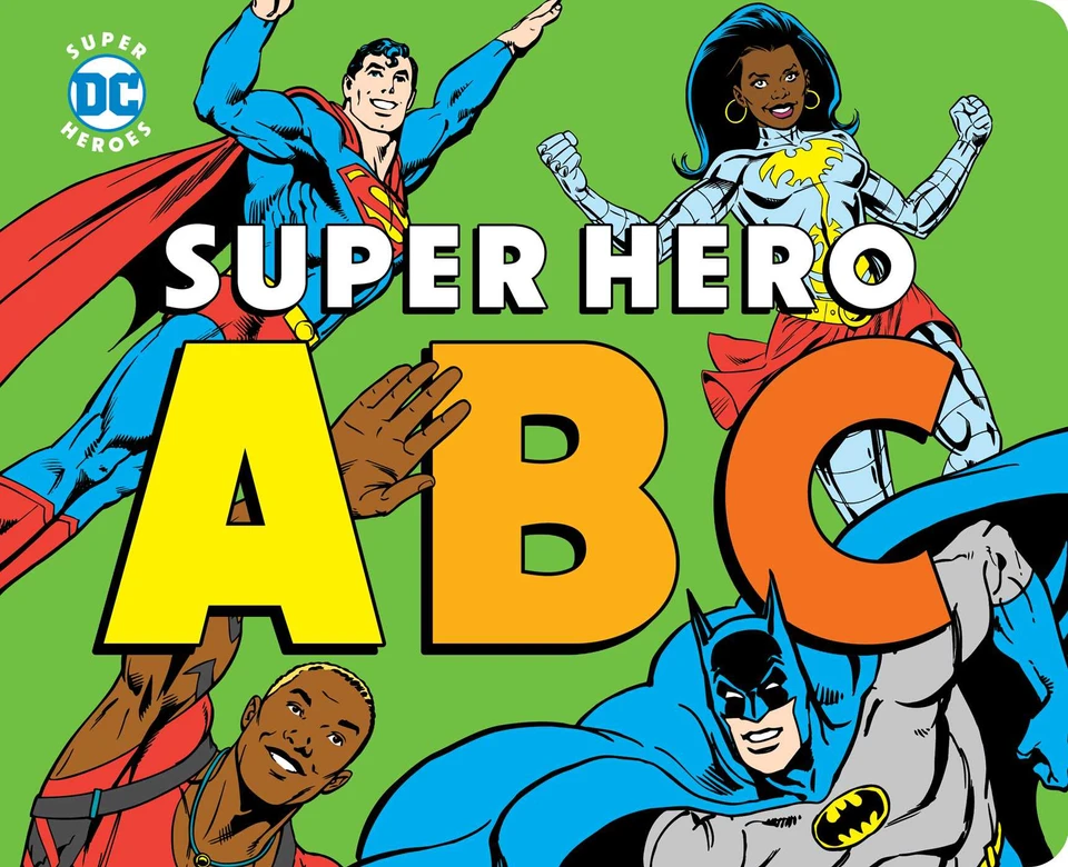 Super Hero ABC (DC Super Heroes) book cover by Morris Katz