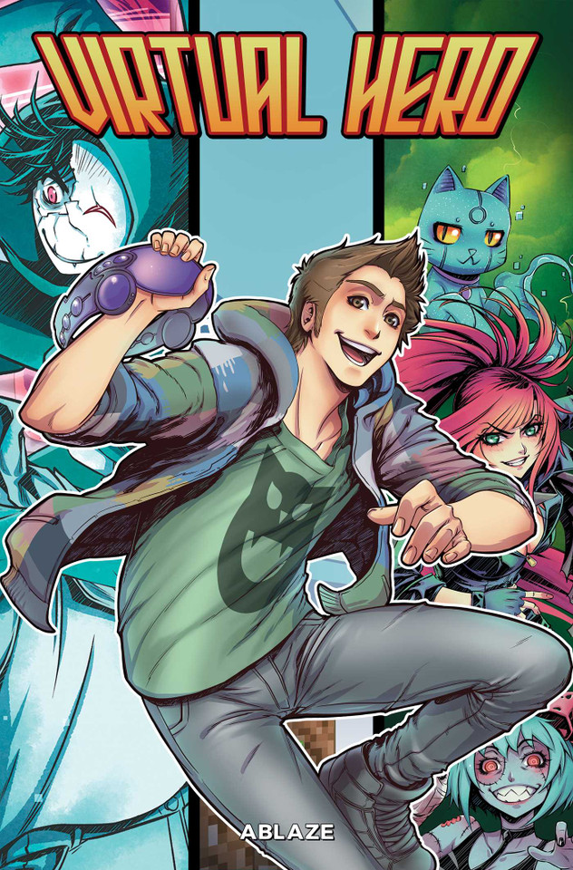 VIRTUAL HERO book cover by Ruben Rubius Doblas