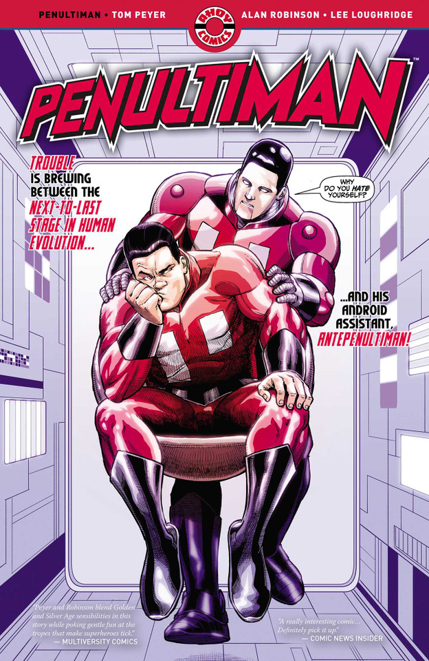 Penultiman book cover by Tom Peyer