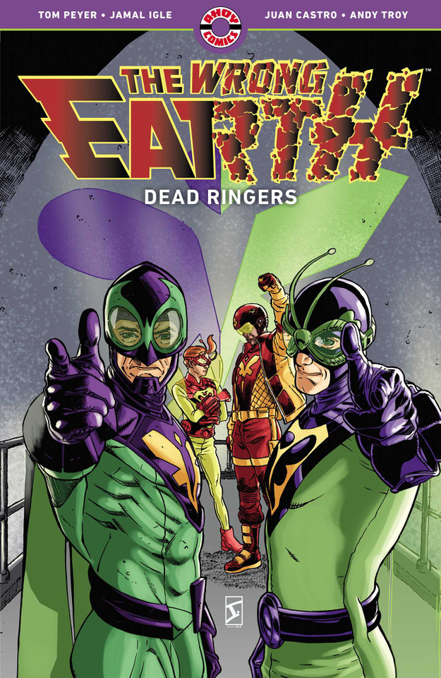 The Wrong Earth: Dead Ringers book cover by Tom Peyer