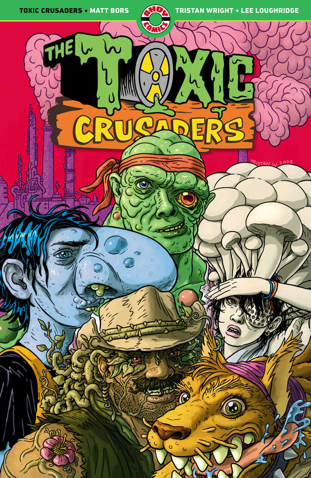 Toxic Crusaders book cover by Matt Bors