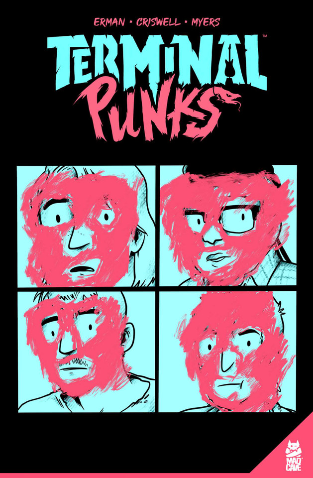 Terminal Punks GN book cover by Matthew Erman