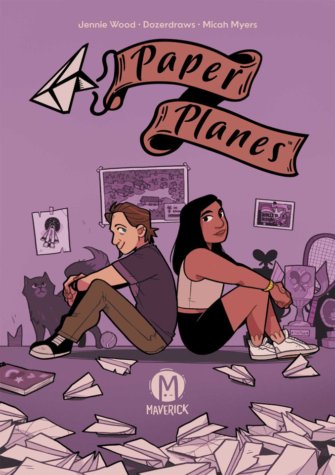 Paper Planes book cover by Jennie Wood