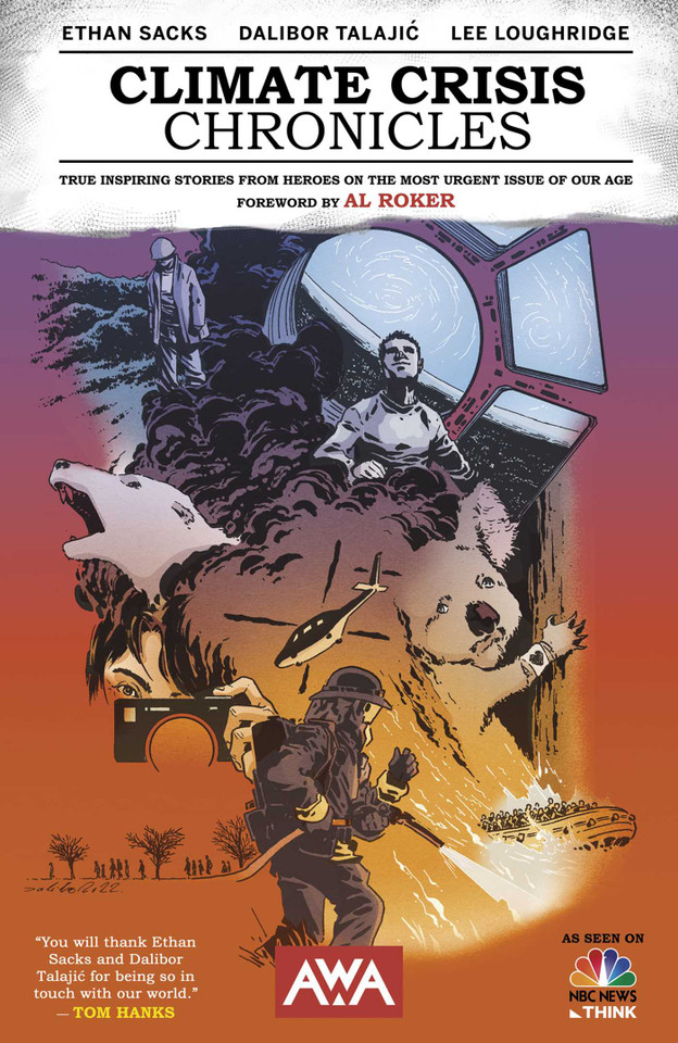 Climate Crisis Chronicles book cover by Ethan Sacks