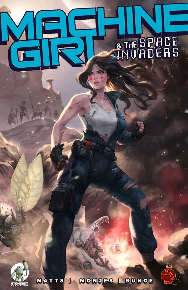 Machine Girl: And the Space Invaders (Machine Girl) book cover by Matts