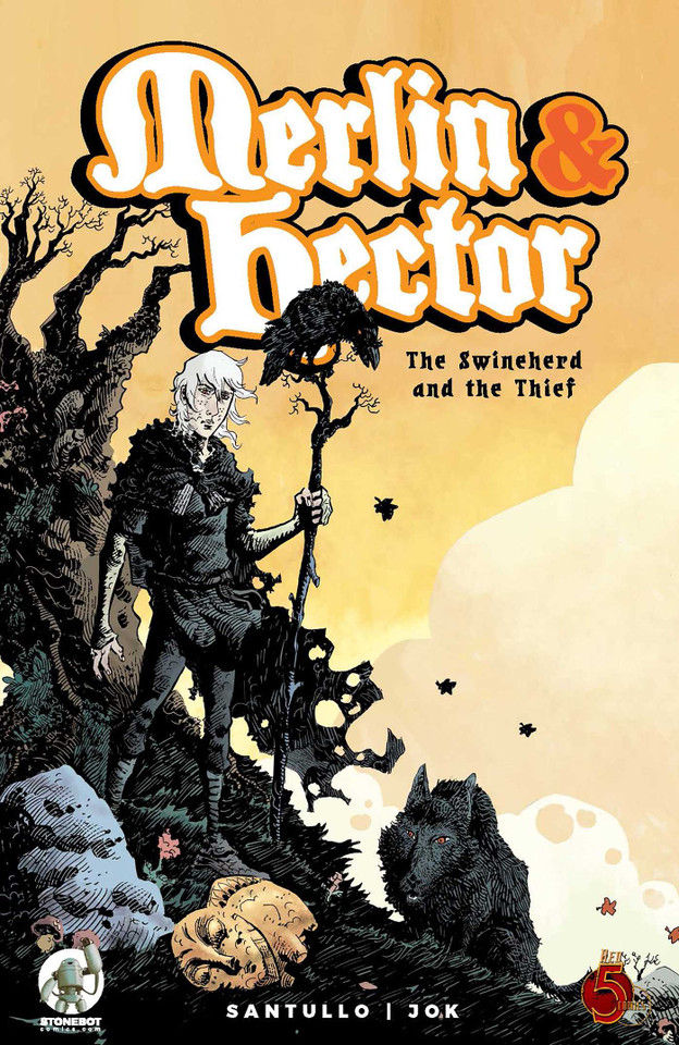 Merlin & Hector book cover by Rodolfo Santullo