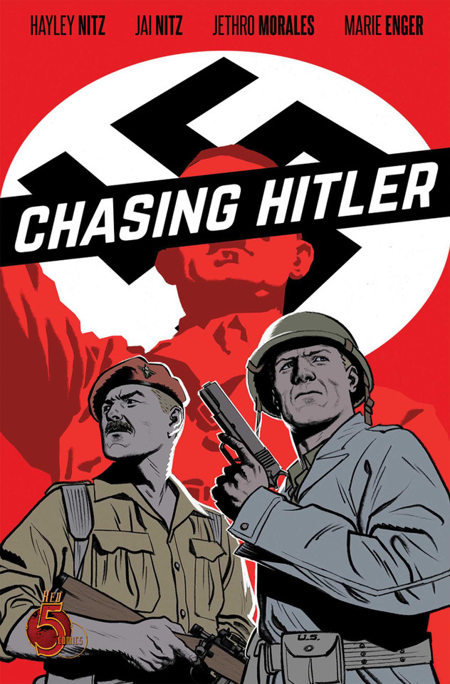 Chasing Hitler book cover by Hayley Nitz