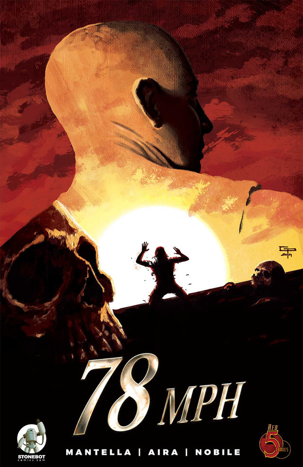 78 MPH book cover by Mauro Mantella