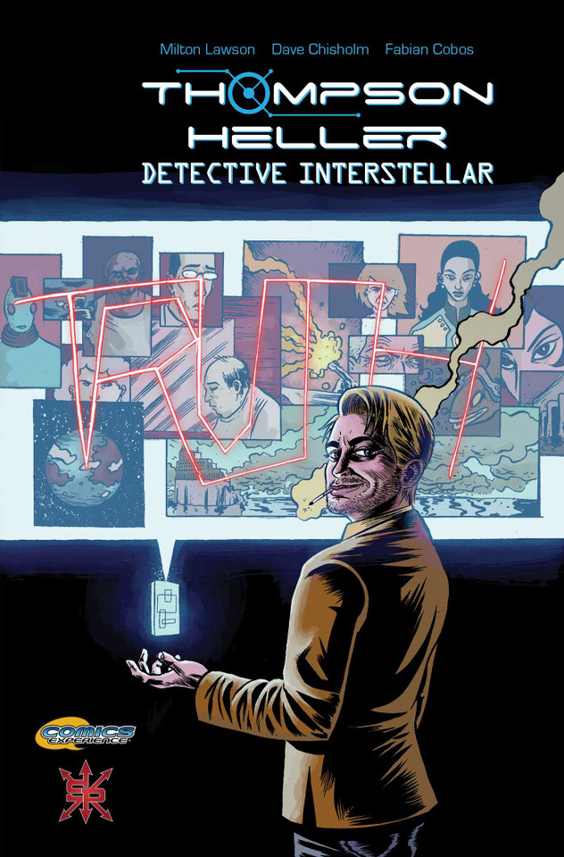 Thompson Heller: Detective Interstellar book cover by Milton Lawson