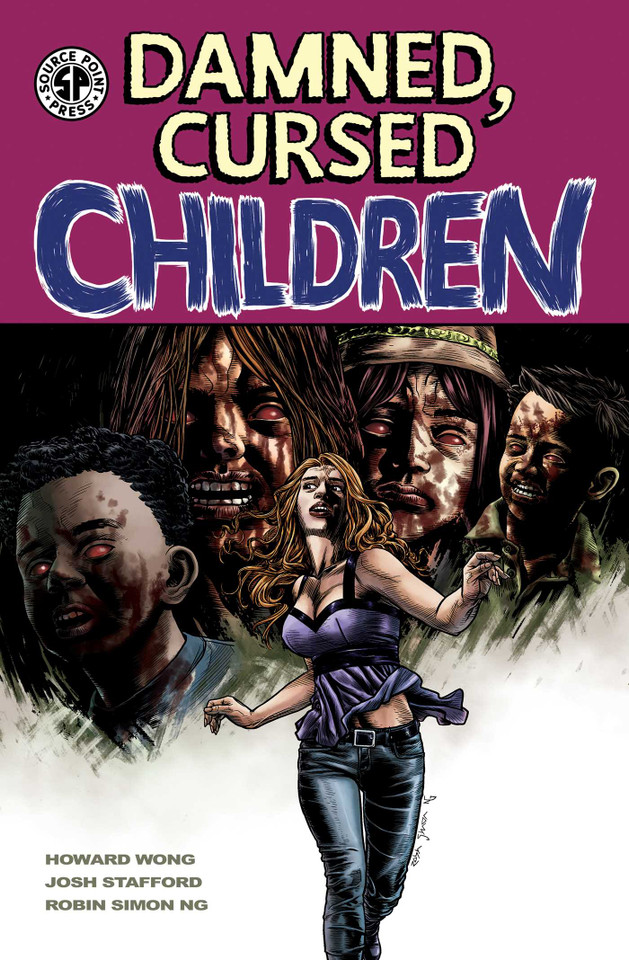 Damned Cursed Children book cover by Howard Wong, Josh Stafford