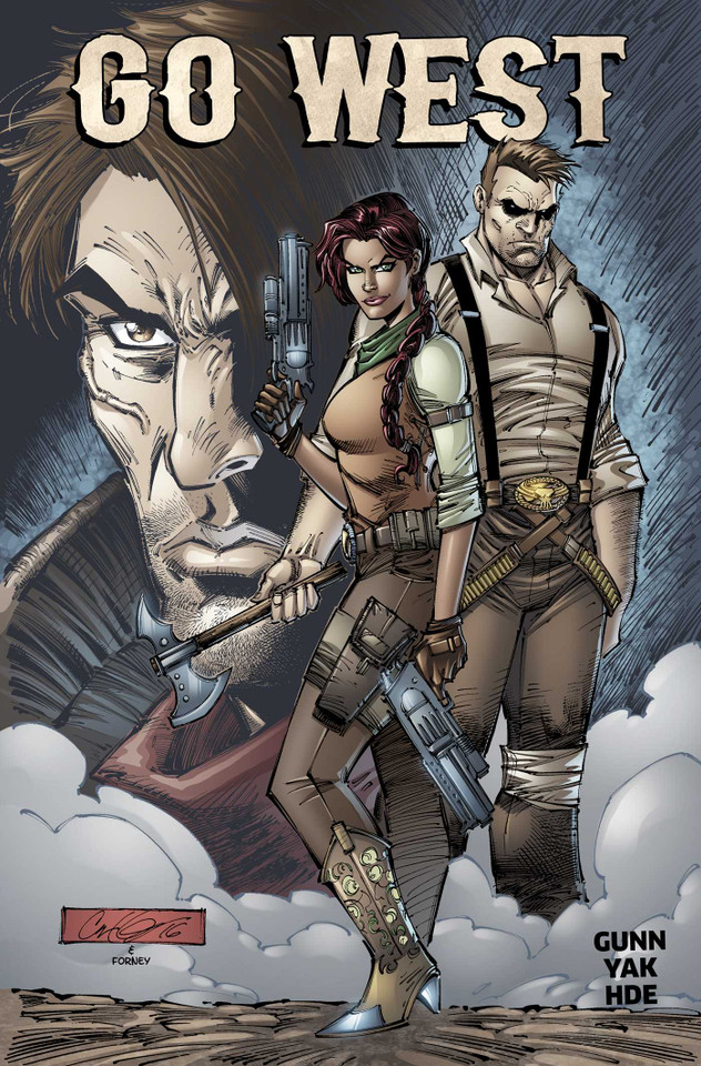 Go West book cover by Garrett Gunn